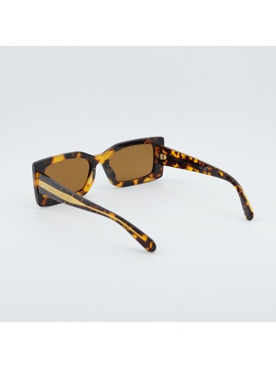 Stella McCartney SC40065I 53E Sunglasses Havana Rectangle Frame, Brown Lenses main image 9